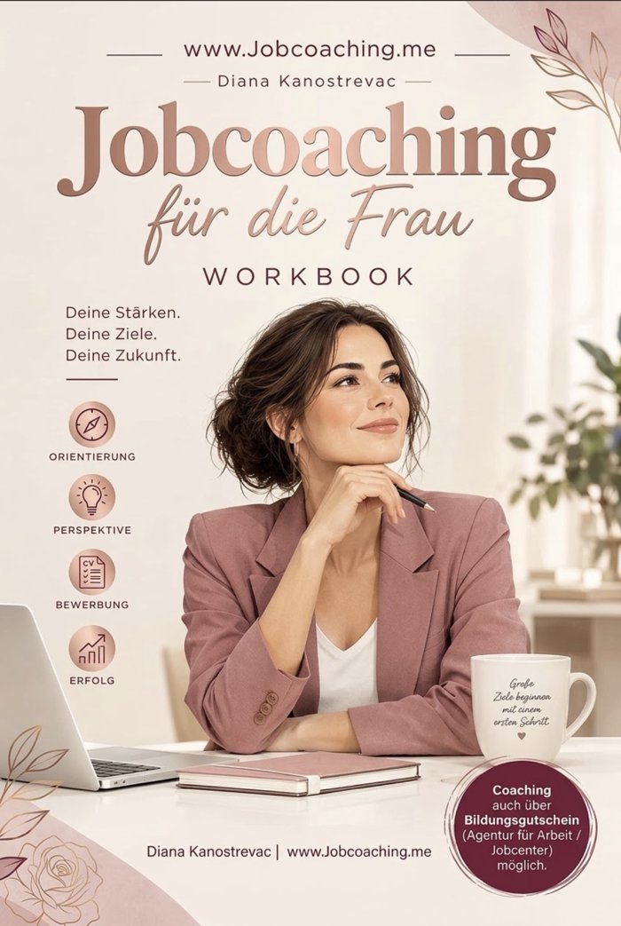 Cover des Jobcoaching-Workbooks für die Frau